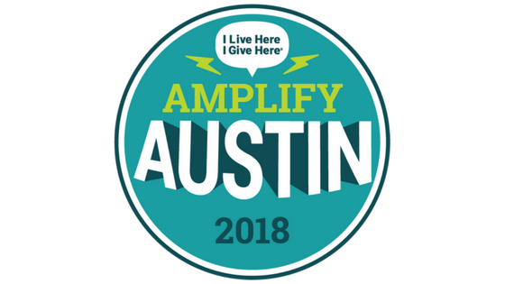 Logo for Amplify Austin 2018, it reads 