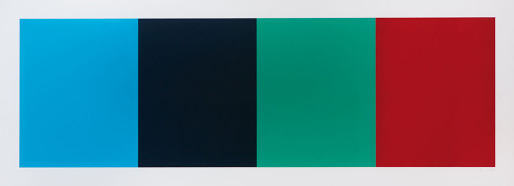 Lithograph by Ellsworth Kelly, titled 