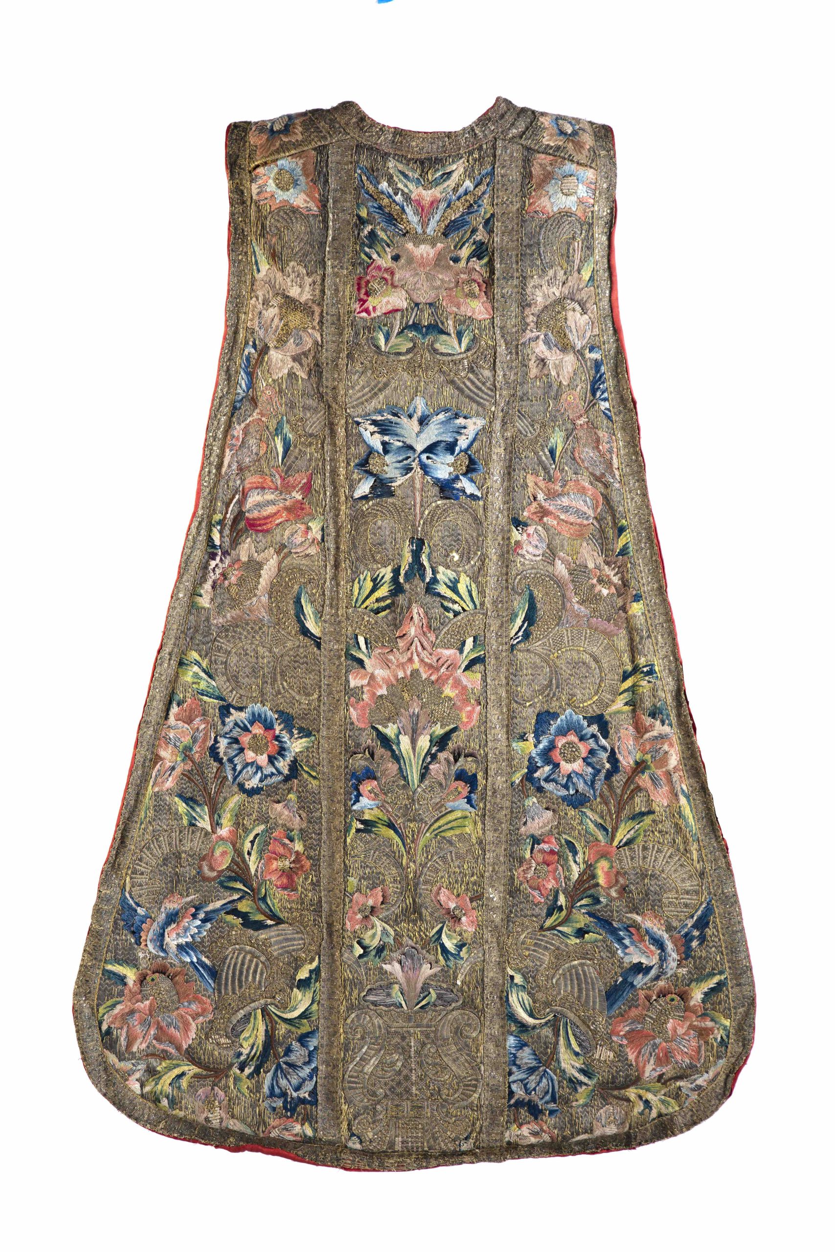 ecclesiastic robe embroidered in metallic thread