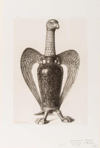 vase with an eagle head 