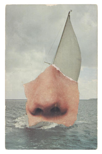 Ellsworth Kelly, "Nose / Sailboat," 1974, 5 1/2 x 3 1/2 in. Collection of Ellsworth Kelly Studio and Jack Shear, ©Ellsworth Kelly Foundation
